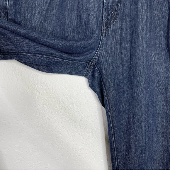 J Brand Dark Blue Linen Jean - Picture 5 of 8